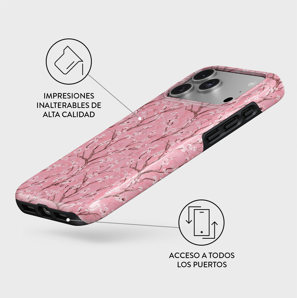 Funda iPhone 17 Pro Max, Sakura | BURGA