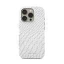 Glacial Desert - White Snakeskin iPhone 16 Pro Case 1