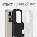 Glacial Desert - White Snakeskin iPhone 16 Pro Case 2