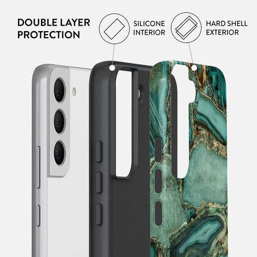 Ubud Jungle - Turquoise Samsung Galaxy S22 Case 6