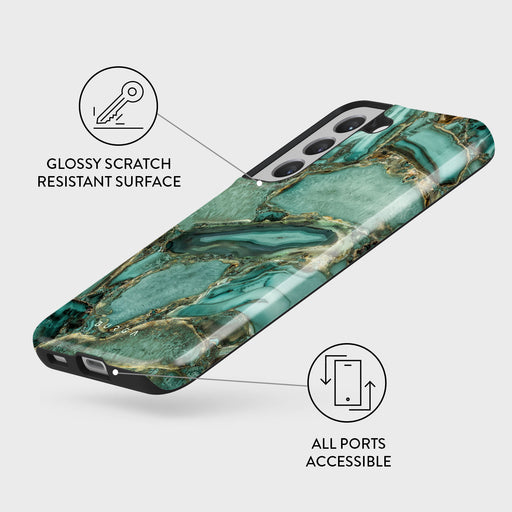Ubud Jungle - Turquoise Samsung Galaxy S22 Case 7