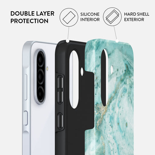 Uluwatu Waves - Teal Samsung Galaxy A56 5G Case 2