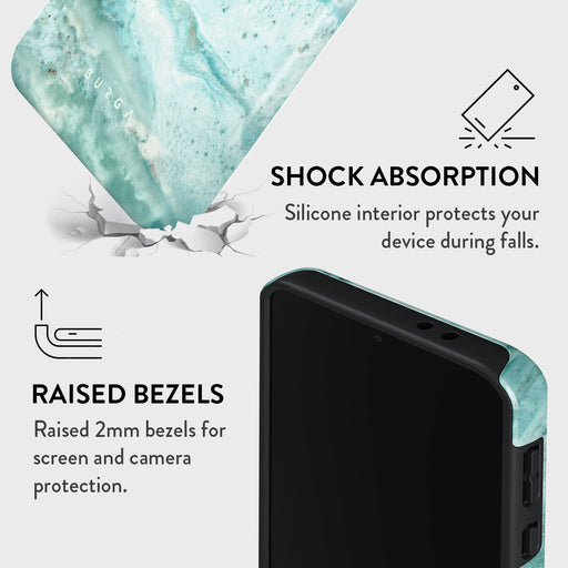 Uluwatu Waves - Teal Samsung Galaxy A56 5G Case 4