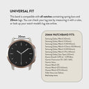 Universal Watch Metal Bracelet - Chic Royal 2