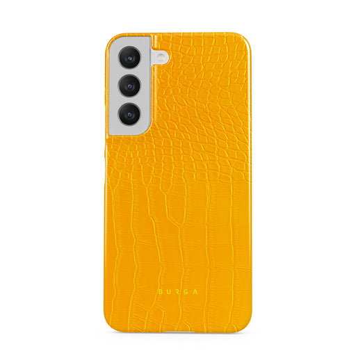 Canary Yellow - Snake Skin Samsung Galaxy S22 Plus Case 1