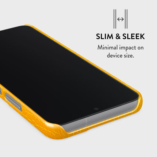 Canary Yellow - Snake Skin Samsung Galaxy S22 Plus Case 4