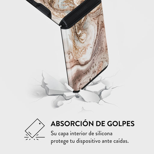 Cappuccino - Samsung Galaxy Z Flip 3 Funda 4