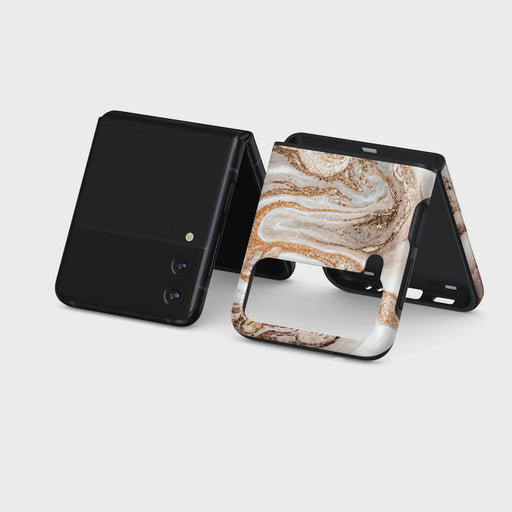 Cappuccino - Samsung Galaxy Z Flip 3 Funda 5