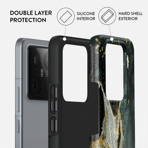 Northern Lights - MarbleXiaomi 15 Pro Case 2