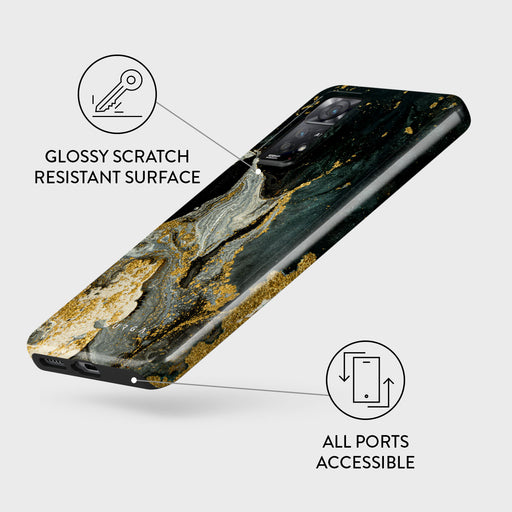Northern Lights - Marble Xiaomi Redmi Note 11 Pro+ Case 3