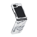 White Winter - Classy Marble Samsung Galaxy Z Flip 5 Case 7