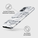 White Winter - Classy Marble Xiaomi Redmi Note 11T Pro / 11T Pro+ Case 3