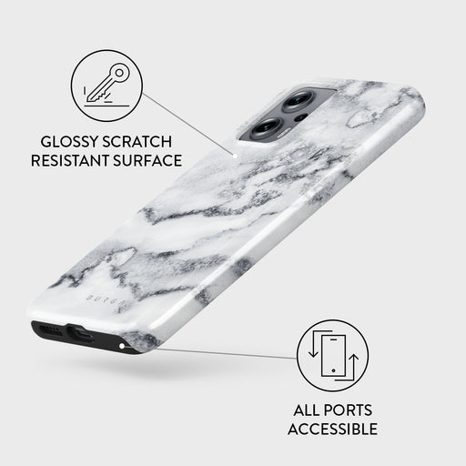 White Winter - Classy Marble Xiaomi Redmi Note 11T Pro / 11T Pro+ Case 3