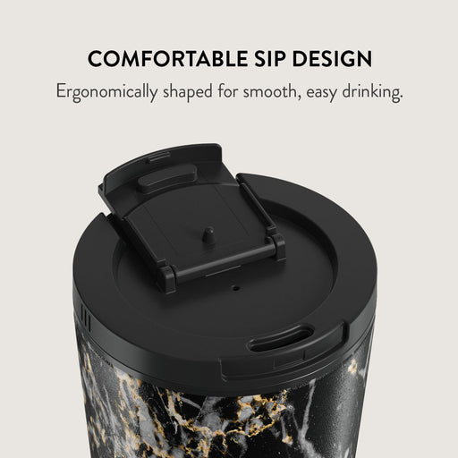 Make A Wish - Gold Marble Travel Mug 15