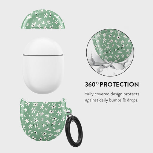 Lush Meadows - Floral Google Pixel Buds A Case 2