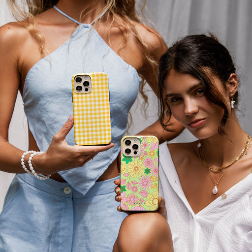 Tuscan Sun - Yellow Plaid Google Pixel 7 Pro Case 9