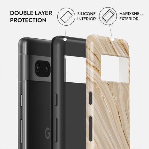 Full Glam - Beige Google Pixel 7a Case 2