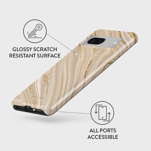 Full Glam - Beige Google Pixel 7a Case 3