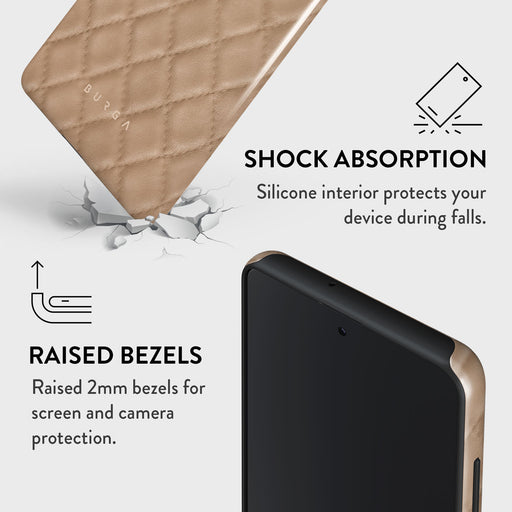 Simply Cream - Quilted Samsung Galaxy A51 4G Case 8