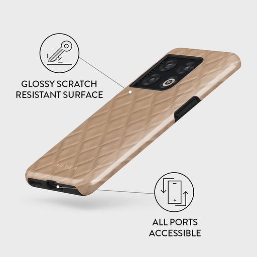 Simply Cream - Quilted OnePlus 10 Pro 5G Case 3