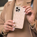 Simply Cream - Quilted Samsung Galaxy S10 4G Case 9
