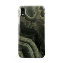 Misty Forest - Green Marble iPhone XR Case 1