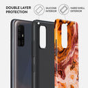 Pumpkin Spice - Orange Samsung Galaxy A51 4G Case 6