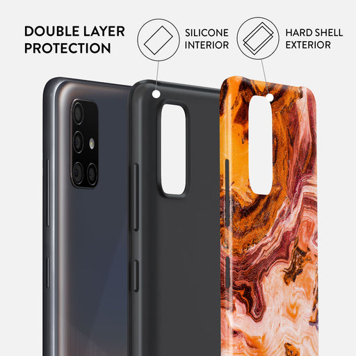 Pumpkin Spice - Orange Samsung Galaxy A51 4G Case 6
