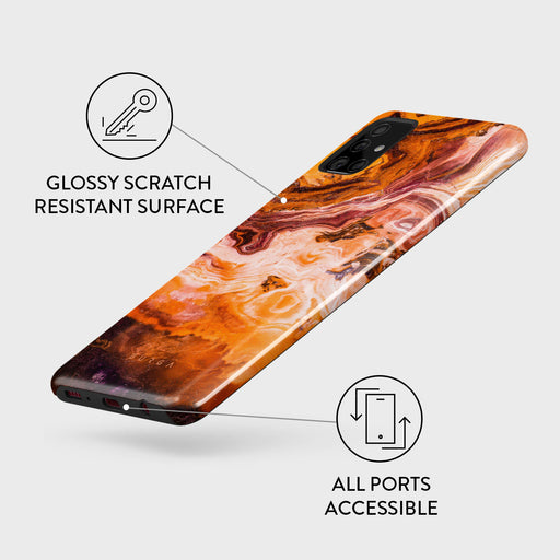 Pumpkin Spice - Orange Samsung Galaxy A51 4G Case 7