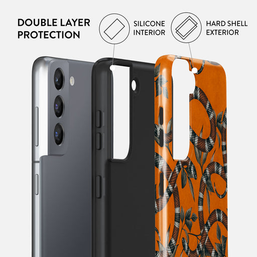 Bitter Apricot - Snake Samsung Galaxy S21 Case 6
