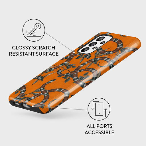 Bitter Apricot - Snake Samsung Galaxy A53 Case 3