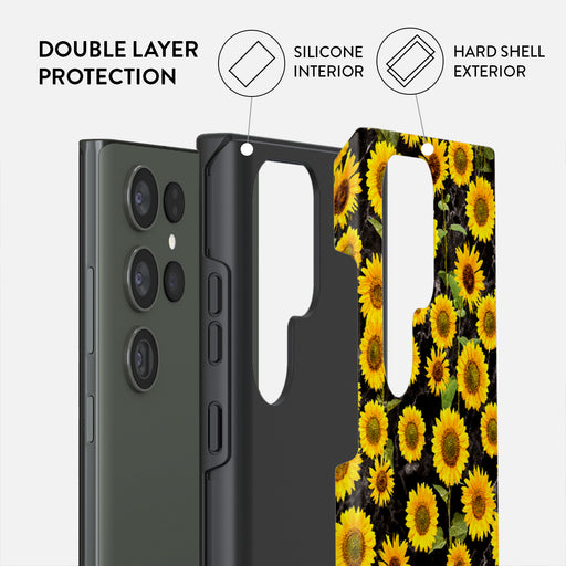 Sunflower Glimmer - Samsung Galaxy S23 Ultra Case 6