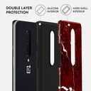 Iconic Red Ruby - Marble OnePlus 8 Case 2
