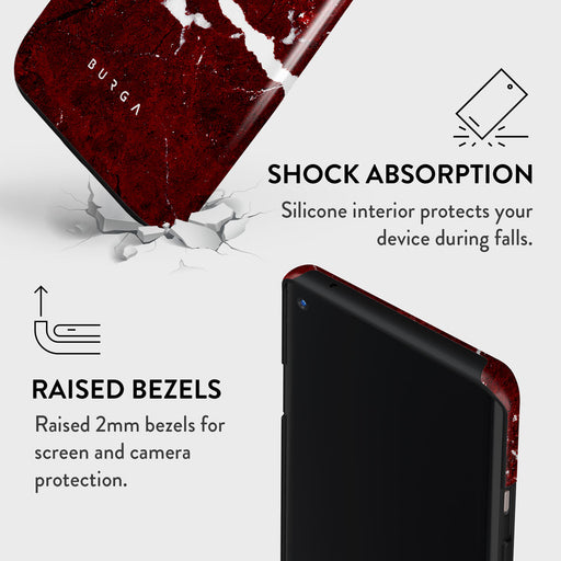 Iconic Red Ruby - Marble OnePlus 8 Case 4