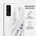 Satin White - Marble Huawei P40 Pro Plus Case 2
