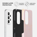 Peachy Gold - Pink Marble Samsung Galaxy A33 Case 2