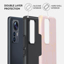 Peachy Gold - Pink Marble Xiaomi 12 Pro Case 2