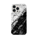 Fatal Contradiction - Black & White Marble iPhone 13 Pro Case 5