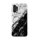 Fatal Contradiction - Black & White Marble Samsung Galaxy A32 5G Case 1