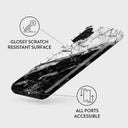 Fatal Contradiction - Black & White Marble Samsung Galaxy A32 5G Case 3