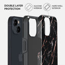 Rose Gold Marble - iPhone 13 Mini Case 6