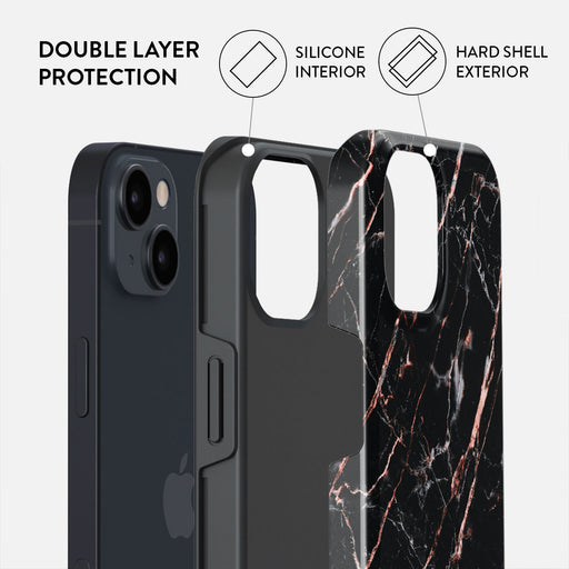 Rose Gold Marble - iPhone 13 Mini Case 6