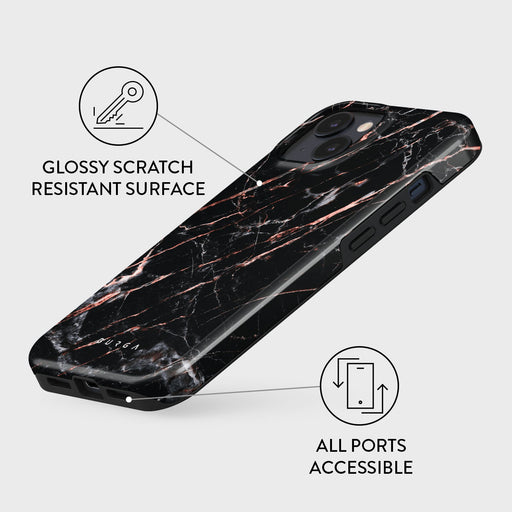 Rose Gold Marble - iPhone 13 Mini Case 7