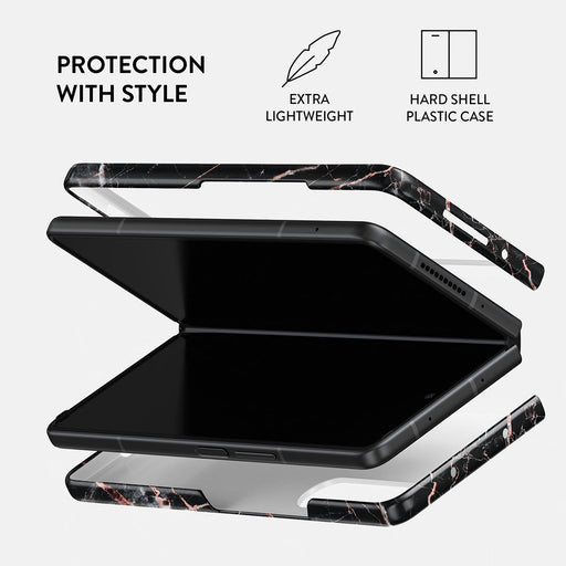 Rose Gold Marble - Samsung Galaxy Z Fold 3 Case 2