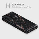 Rose Gold Marble - Samsung Galaxy Z Fold 3 Case 4