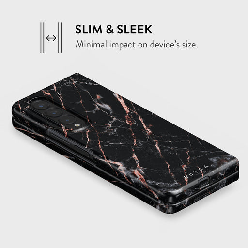 Rose Gold Marble - Samsung Galaxy Z Fold 3 Case 4