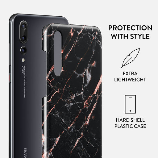 Rose Gold Marble - Huawei P20 Case 2