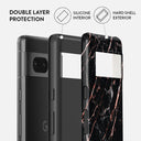 Rose Gold Marble - Google Pixel 7 Case 2