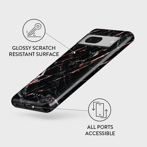 Rose Gold Marble - Google Pixel 7 Case 3