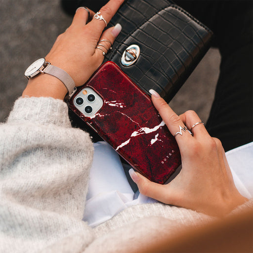 Iconic Red Ruby - Marble OnePlus 8 Case 6
